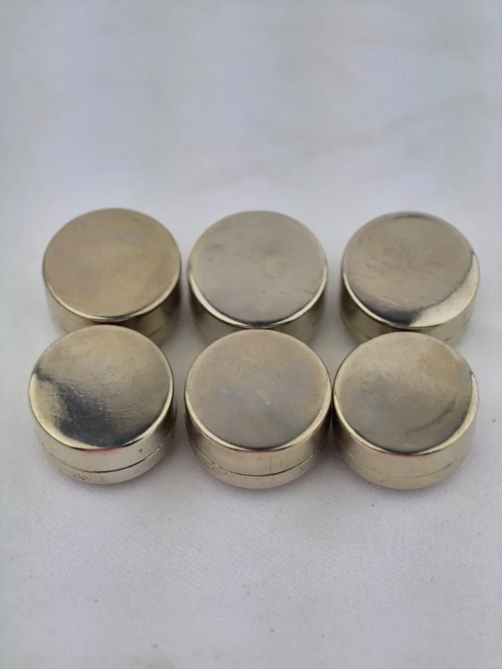 Vintage Brass Thailand Pill Box vintage silver